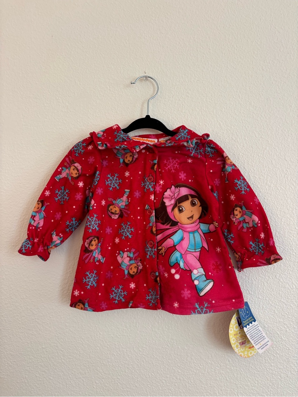 Vintage Nickelodeon Dora the Explorer toddler pajama top NWT size 12 month